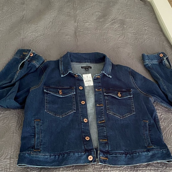 J. Crew Factory Jackets & Blazers - J Crew Mercantile Dark Denim Jacket | Size Large